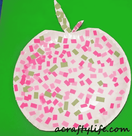 Mosaic apple design.