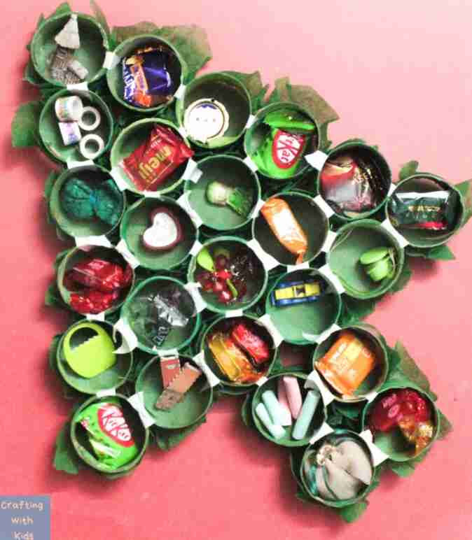 Advent calendar with treats.