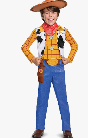 Woody Costume on a boy.