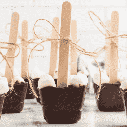 Hot cocoa on a stick.