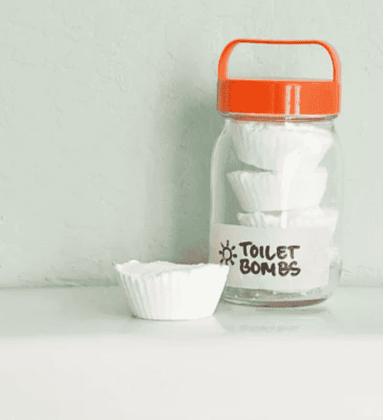 Toilet Bombs stacked together.