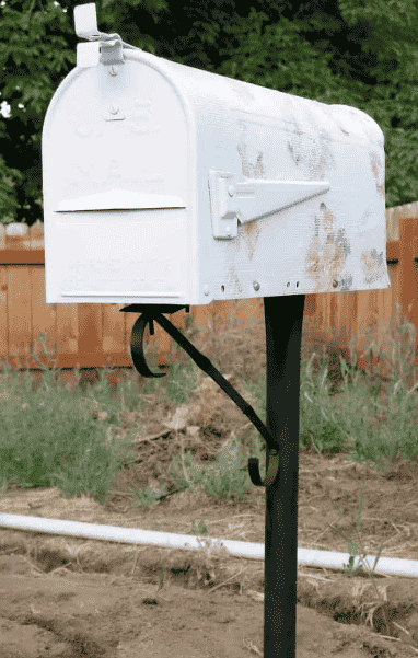 Mailbox with tools.