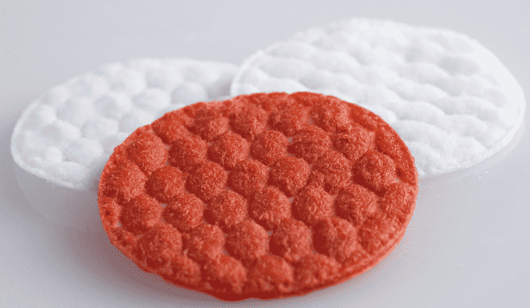 Cotton pads soaked with fire starter.