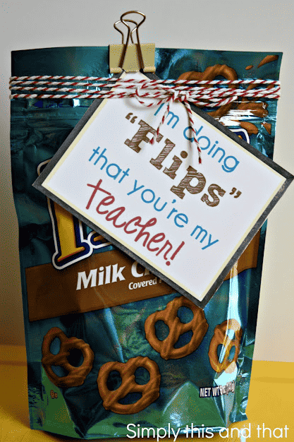 Bag of flips with printable.