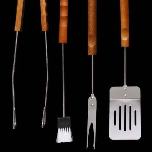 4 piece grilling tools set