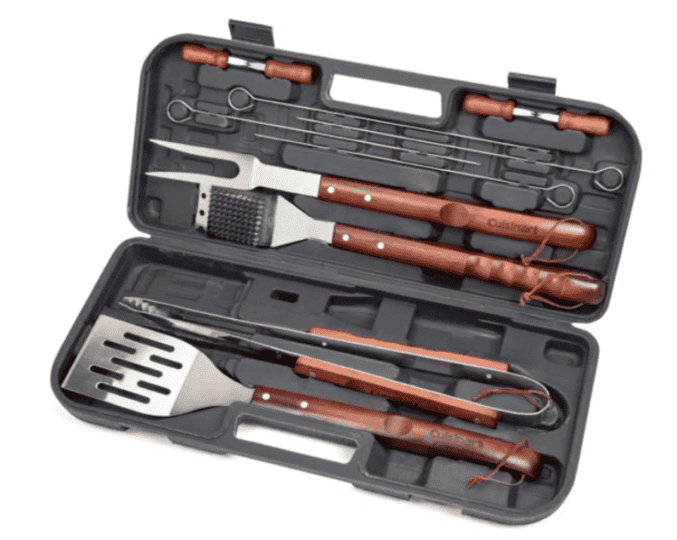grill tool set with case