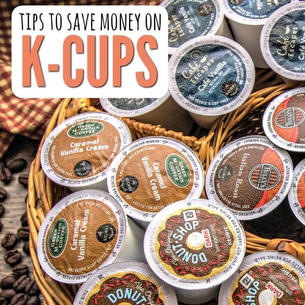 How to save money on K-cups. 4 of the best ways to save money on k-cups. K-Cups money saving tips to help you save on your favorite coffee. How to save money on K-cups. 4 of the best ways to save money on k-cups. K-Cups money saving tips to help you save on your favorite coffee.