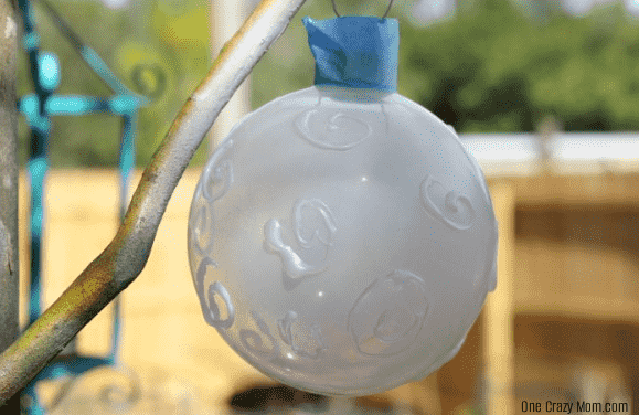 Hanging ornament ready for paint. 