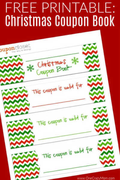 Give the gift of thoughtfulness with a free Christmas coupon book printable. Homemade Christmas coupons are perfect for those on your list that have it all. Give the gift of thoughtfulness with a free Christmas coupon book printable. Homemade Christmas coupons are perfect for those on your list that have it all.