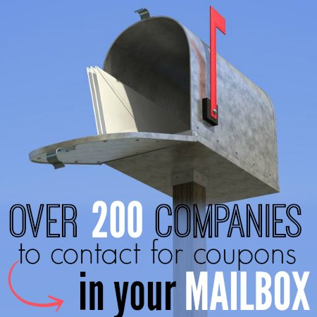 We have 200 companies to contact for coupons. Learn how to get free coupons by mail. You can get free coupons for groceries. Find out how to get coupons! We have 200 companies to contact for coupons. Learn how to get free coupons by mail. You can get free coupons for groceries. Find out how to get coupons!
