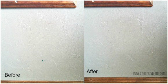 How to Clean a Dry Erase Board - 2 easy methods to easily get your dry erase board clean! You probably already have these items in your house. Once you know to clean dry erase board, it's so easy and budget friendly. Before and after dry erase board.