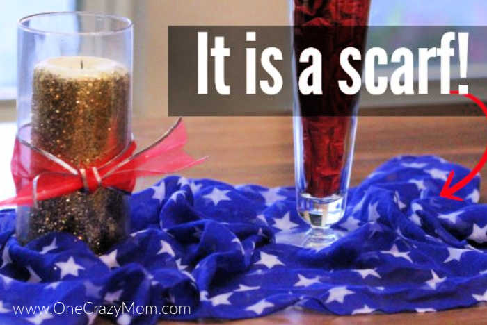 Make a patriotic 4th of July centerpiece for only $6! This adorable dollar store centerpiece will be the star of the show and so gorgeous on your table. Make a patriotic 4th of July centerpiece for only $6! This adorable dollar store centerpiece will be the star of the show and so gorgeous on your table.