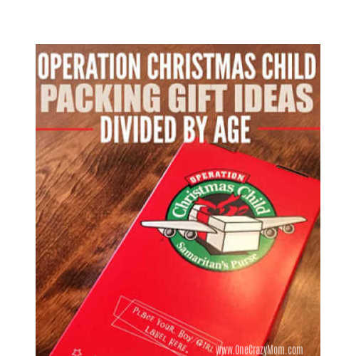 We have a huge list of Samaritan's Purse Operation Christmas Child Gift Ideas. This list is isย divided by age to make packing a box simple and easy. We have a huge list of Samaritan's Purse Operation Christmas Child Gift Ideas. This list is isย divided by age to make packing a box simple and easy.