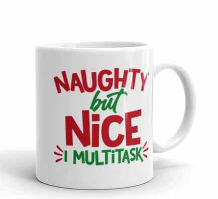 naughty but nice coffee mug