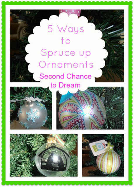 We've rounded up over 30 Easy Homemade Christmas Ornaments. These DIY ornament ideas are simple to make and many use what you already have. Try these fun DIY craft ideas! Your kids will love making these easy handmade ornaments for Christmas! #onecrazymom #christmasornaments #DIYornaments Collage of ornaments