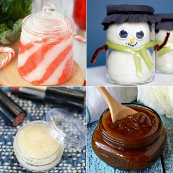 Pictures of non food gifts in a jar.