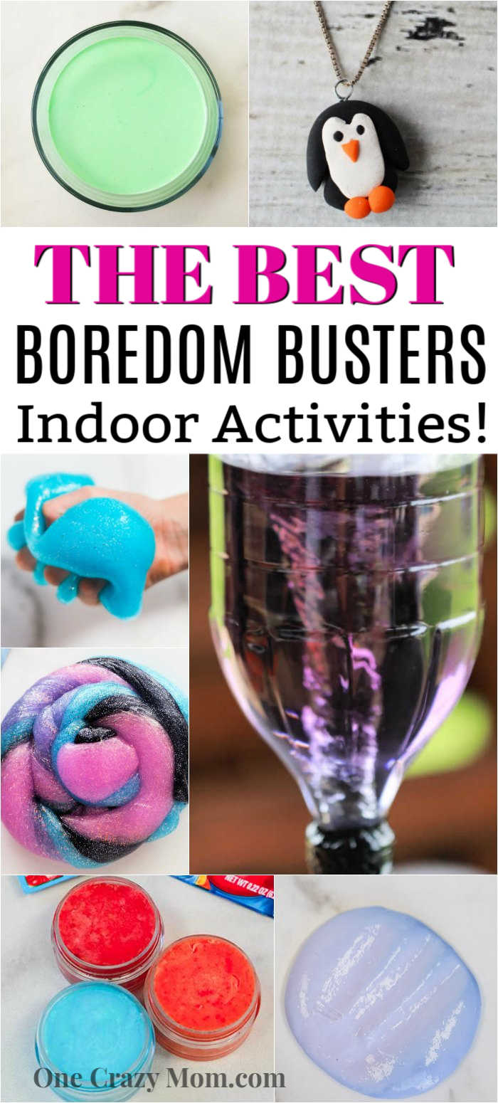 We have 30+ indoor activities for kids that are fun, easy and perfect for the family. Try these boredom busters for kids to keep them busy. We have 30+ indoor activities for kids that are fun, easy and perfect for the family. Try these boredom busters for kids to keep them busy.