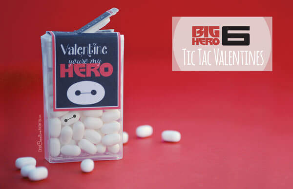 We have 25 free printable valentines day cards for kids sure to be a hit! 25 free printable valentines day cards that are easy and frugal to make at home. Tic Tacs and Big Hero printable.