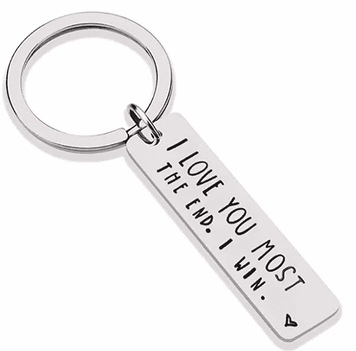 I love you the Most Key Chain