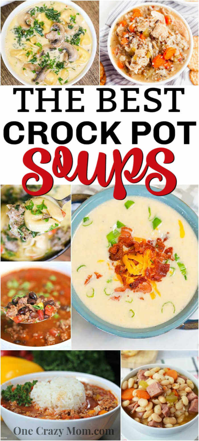 Find 30+ quick and easy crock pot soup recipes for busy moms. These delicious crock pot soup recipes will be perfect for busy weeknights. Find 30+ quick and easy crock pot soup recipes for busy moms. These delicious crock pot soup recipes will be perfect for busy weeknights.