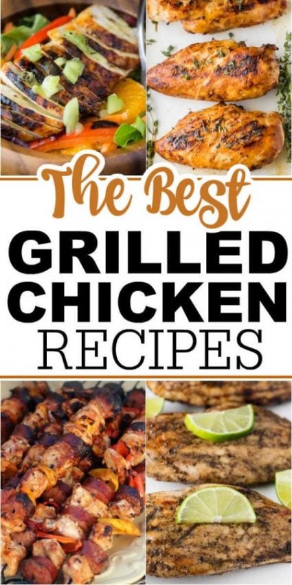 Take a look at these easy grilled chicken recipes. You will find over 30 of the best grilled chicken recipes. Perfect for summer! Take a look at these easy grilled chicken recipes. You will find over 30 of the best grilled chicken recipes. Perfect for summer!