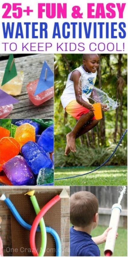 Check out these awesome water activities for kids. 25 fun water activities for kids that everyone is sure to love. Perfect for summer and frugal too! Check out these awesome water activities for kids. 25 fun water activities for kids that everyone is sure to love. Perfect for summer and frugal too!