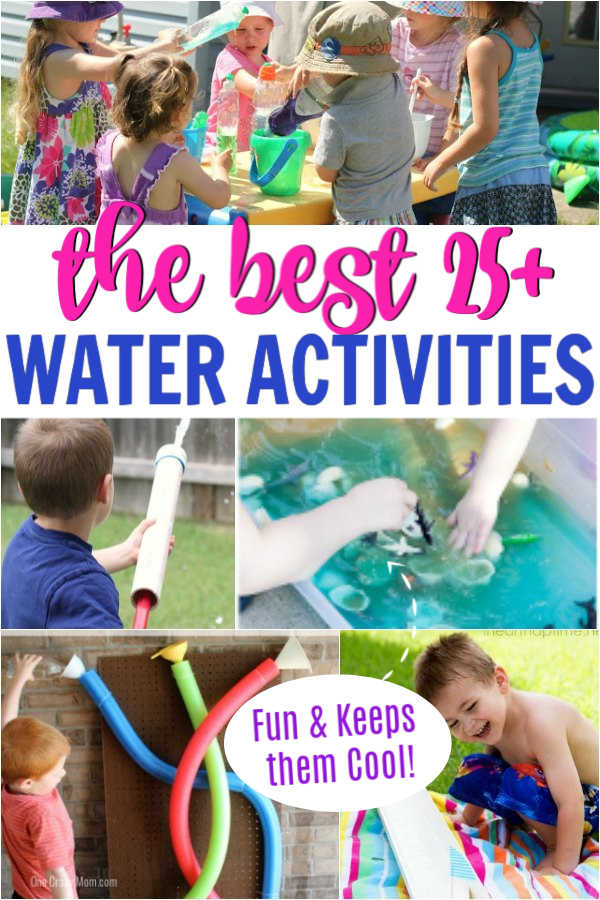Check out these awesome water activities for kids. 25 fun water activities for kids that everyone is sure to love. Perfect for summer and frugal too! Check out these awesome water activities for kids. 25 fun water activities for kids that everyone is sure to love. Perfect for summer and frugal too!