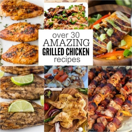 Take a look at these easy grilled chicken recipes. You will find over 30 of the best grilled chicken recipes. Perfect for summer! Take a look at these easy grilled chicken recipes. You will find over 30 of the best grilled chicken recipes. Perfect for summer!