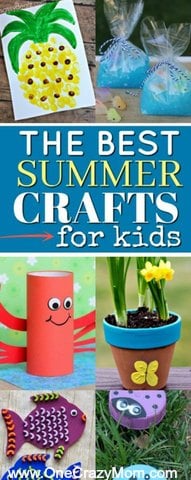 Looking for summer crafts for kids? Find 35 easy summer crafts for kids here. These can be used for almost all ages and they are quick and easy to make. These summer craft ideas are budget friendly. Try one of these summer craft ideas for kids. Looking for summer crafts for kids? Find 35 easy summer crafts for kids here. These can be used for almost all ages and they are quick and easy to make. These summer craft ideas are budget friendly. Try one of these summer craft ideas for kids.