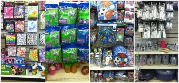 Find out the best things to buy at Dollar Tree store. Find the top 21 items here to buy that will save you cash at Dollar Tree store. Lots of great ideas! Party supplies on shelves.