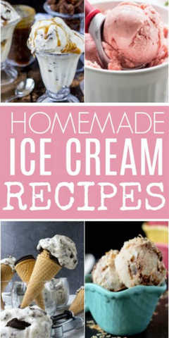 We have 30 of the Best Homemade Ice Cream Recipes you are going to love and are perfect for summer or any season! Give these easy and some healthy recipes a try and enjoy treats all Summer long! #onecrazymom #icecreamrecipes #homemadeicecream We have 30 of the Best Homemade Ice Cream Recipes you are going to love and are perfect for summer or any season! Give these easy and some healthy recipes a try and enjoy treats all Summer long! #onecrazymom #icecreamrecipes #homemadeicecream