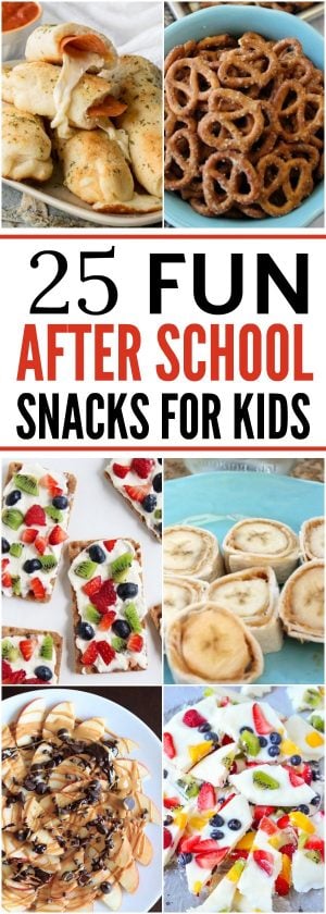 Check out these 25 fun after school snacks for kids. Even the pickiest eaters will love these. They are healthy and delicious! Check out these 25 fun after school snacks for kids. Even the pickiest eaters will love these. They are healthy and delicious!