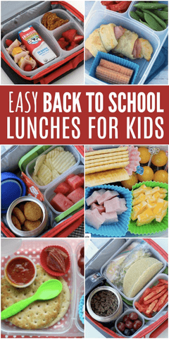 Find easy back to school lunch ideas for kids. 20 quick and easy lunch ideas for kids they will actually eat! Even the pickiest eaters are sure to love these back to school lunch ideas. Try these easy lunch ideas for kids. Find easy back to school lunch ideas for kids. 20 quick and easy lunch ideas for kids they will actually eat! Even the pickiest eaters are sure to love these back to school lunch ideas. Try these easy lunch ideas for kids.