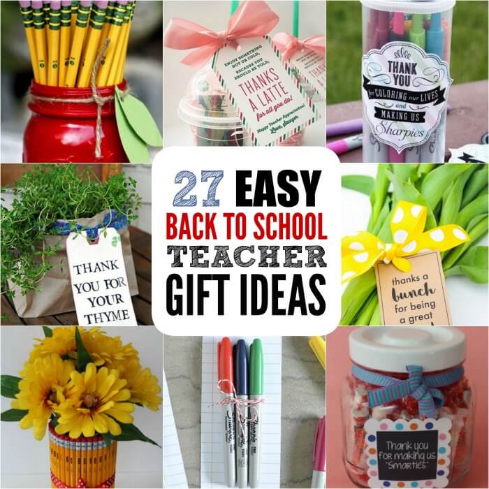 We have 27 easy back to school teacher gifts. Find the perfect back to school teacher gift ideas to start the year off right! These ideas are so simple! We have 27 easy back to school teacher gifts. Find the perfect back to school teacher gift ideas to start the year off right! These ideas are so simple!