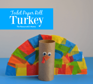 Over 15 of the best Fall Crafts for Kids - Quick and Easy crafts for toddlers - Fall Crafts for toddlers and more. Easy DIY fall crafts everyone will love! #onecrazymom #craftideas #kidscrafts #fall Toilet paper craft into a turkey.