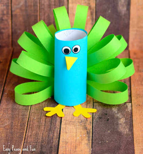 Get creative and use what you already have at home! Make these toilet paper crafts for kids. 20 toilet paper roll crafts that are so fun to make. Peacock craft ready to play with.
