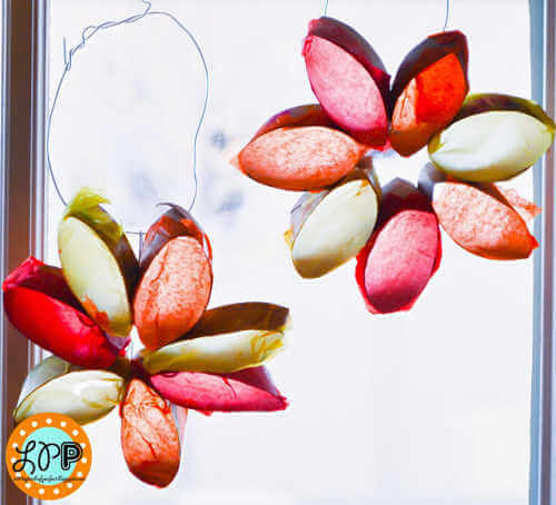 Get creative and use what you already have at home! Make these toilet paper crafts for kids. 20 toilet paper roll crafts that are so fun to make. Stained glass flower on window.