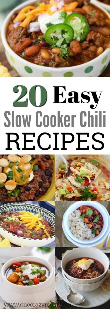 When cooler weather approaches, it's time to start to think about easy slow cooker chili recipes. We have over 20 of the best slow cooker chili recipes. When cooler weather approaches, it's time to start to think about easy slow cooker chili recipes. We have over 20 of the best slow cooker chili recipes.