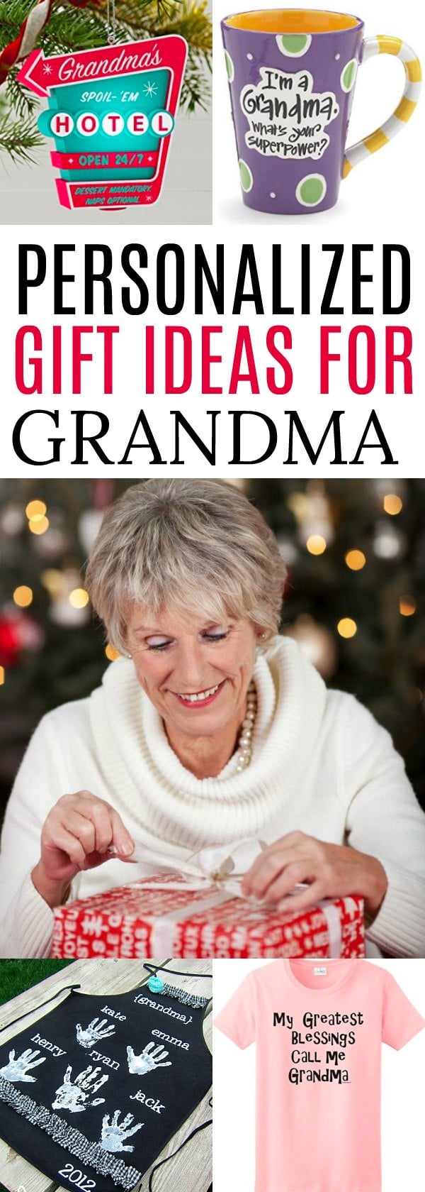 Find unique gifts for Grandma! We have 25 personalized gifts for Grandma. 25 custom gifts she will love. Find gifts for Grandma she will cherish forever. Find unique gifts for Grandma! We have 25 personalized gifts for Grandma. 25 custom gifts she will love. Find gifts for Grandma she will cherish forever.