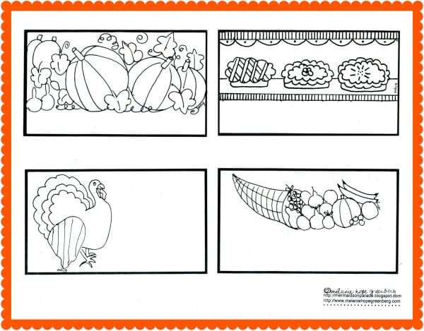 Everyone will love these Thanksgiving Coloring Pages. These free Thanksgiving Coloring Pages include fun activities and more that everyone will enjoy. Place cards with thanksgiving themes.
