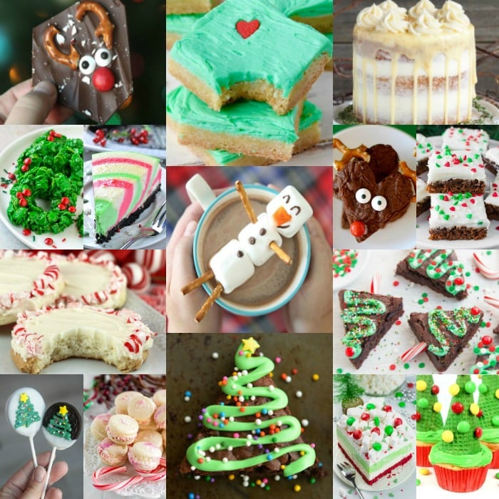 Try these easy Christmas desserts for your next holiday party. 25 easy Christmas treats everyone will love. Simple and easy Christmas dessert recipes. 