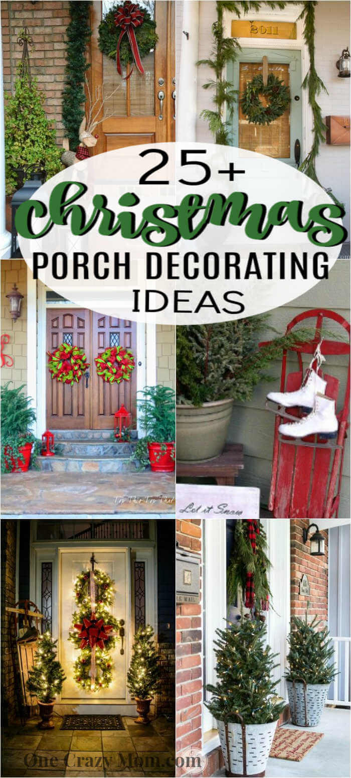 Get your home ready for Christmas with these 25 Christmas Porch Decorating Ideas. Beautiful Christmas porch ideas that are simple and budget friendly! Get your home ready for Christmas with these 25 Christmas Porch Decorating Ideas. Beautiful Christmas porch ideas that are simple and budget friendly!