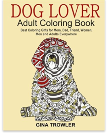 Find the best gift ideas for dog lovers here! 25 gift ideas for dog owners they will love. The best presents for dog lovers. Dog lover coloring book.