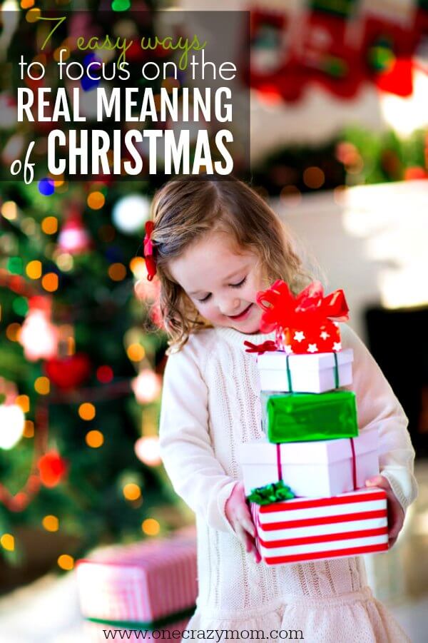 Tips to focus on the true meaning of Christmas. Learn how to focus on true meaning of Christmas. 7 ideas to make the real meaning of Christmas a priority. Tips to focus on the true meaning of Christmas. Learn how to focus on true meaning of Christmas. 7 ideas to make the real meaning of Christmas a priority.