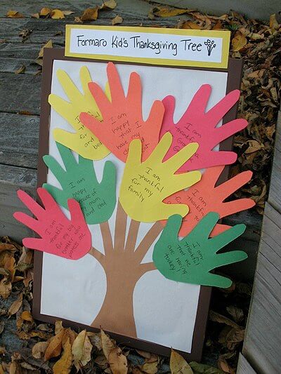 The kids will have a blast wiith these fun and easy Thanksgiving crafts for toddlers. 20 easy Thanksgiving crafts for toddlers they will love. Thanksgiving tree made with handprints.