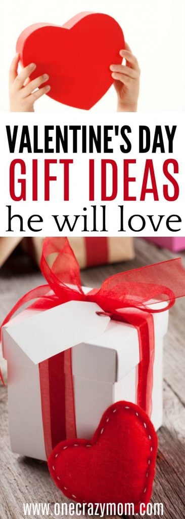 Valentine's Day Ideas for him that he will love. 9 Valentine gifts for him that don't take much advance planning. Mens valentines gifts that won't bust the budget. Valentines Day presents for him that won't take a ton of time. Valentines day gift ideas for him. Box with heart.