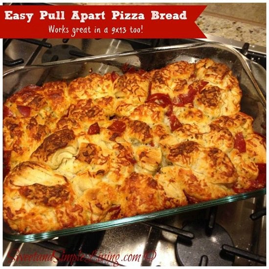 Find the best Super Bowl Snacks kids will love. 25 Easy Superbowl Snacks to please a crowd. Try this Super Bowl Party Food. Super Bowl Party Ideas for kids. Pull Apart bread in dish.