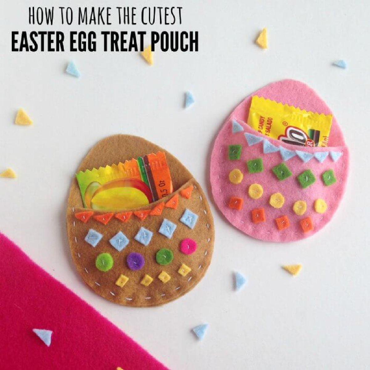 Make this DIY Easter Treat Pouch! It's so fun and perfect for a little bag of candy. DIY Easter crafts are so fun! Try this Easter Craft for kids today! Make this DIY Easter Treat Pouch! It's so fun and perfect for a little bag of candy. DIY Easter crafts are so fun! Try this Easter Craft for kids today!