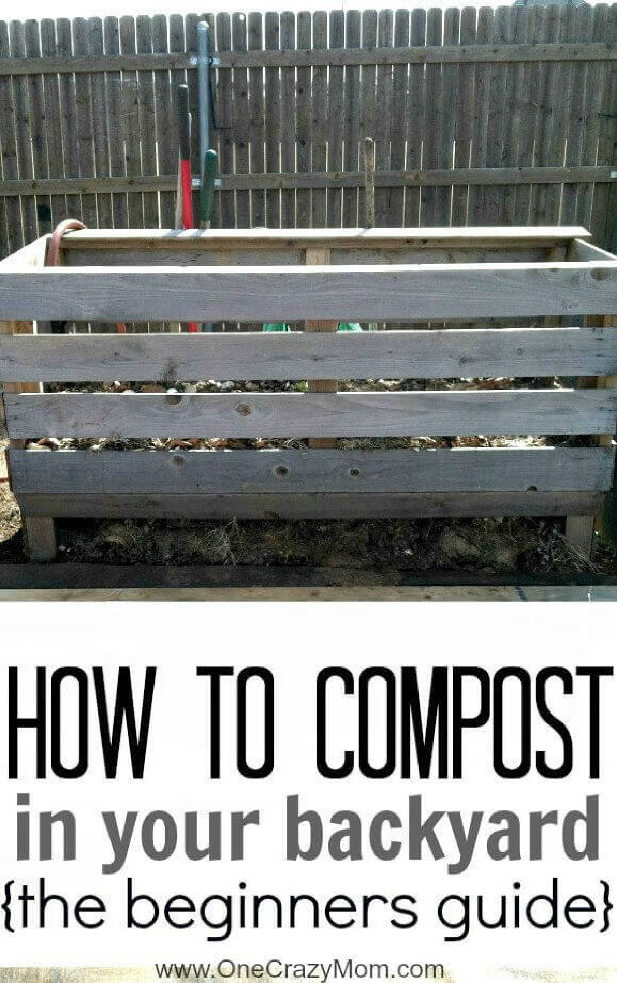 Here is your beginners guide on how to make compost at home. Composting at home isn't as hard as you might think. Learn how to make a compost pile. Compost pile ready to use.