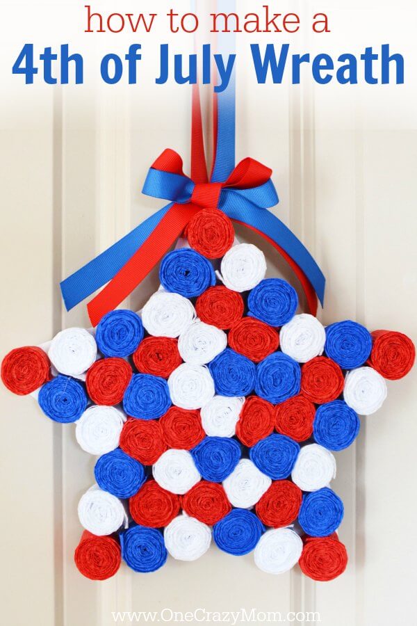 July 4th star wreath.